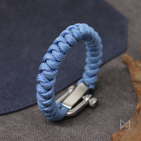 The Meniacc Classic 550 Paracord Bracelet - Sea Blue