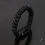 The Meniacc Classic Reflective 550 Paracord Bracelet - Void