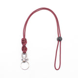 The Meniacc Paracord Twisted Lanyard - Maroon