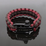 The Meniacc Survivalist Bracelet - Maroon Brown