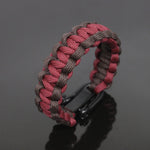 The Meniacc Survivalist Bracelet - Maroon Brown