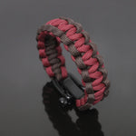 The Meniacc Survivalist Bracelet - Maroon Brown