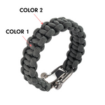 The Meniacc Survivalist Bracelet - Grey