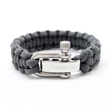 The Meniacc Survivalist Bracelet - Grey