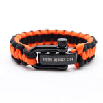 The Meniacc Survivalist Bracelet - Orange Black