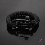 The Meniacc Classic Reflective 550 Paracord Bracelet - Void